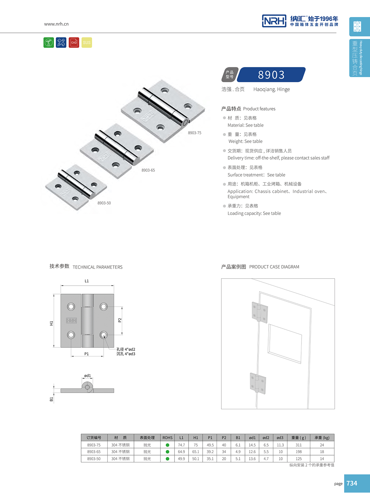  午夜国产在线观看/NRH 8903-65 分开铰链