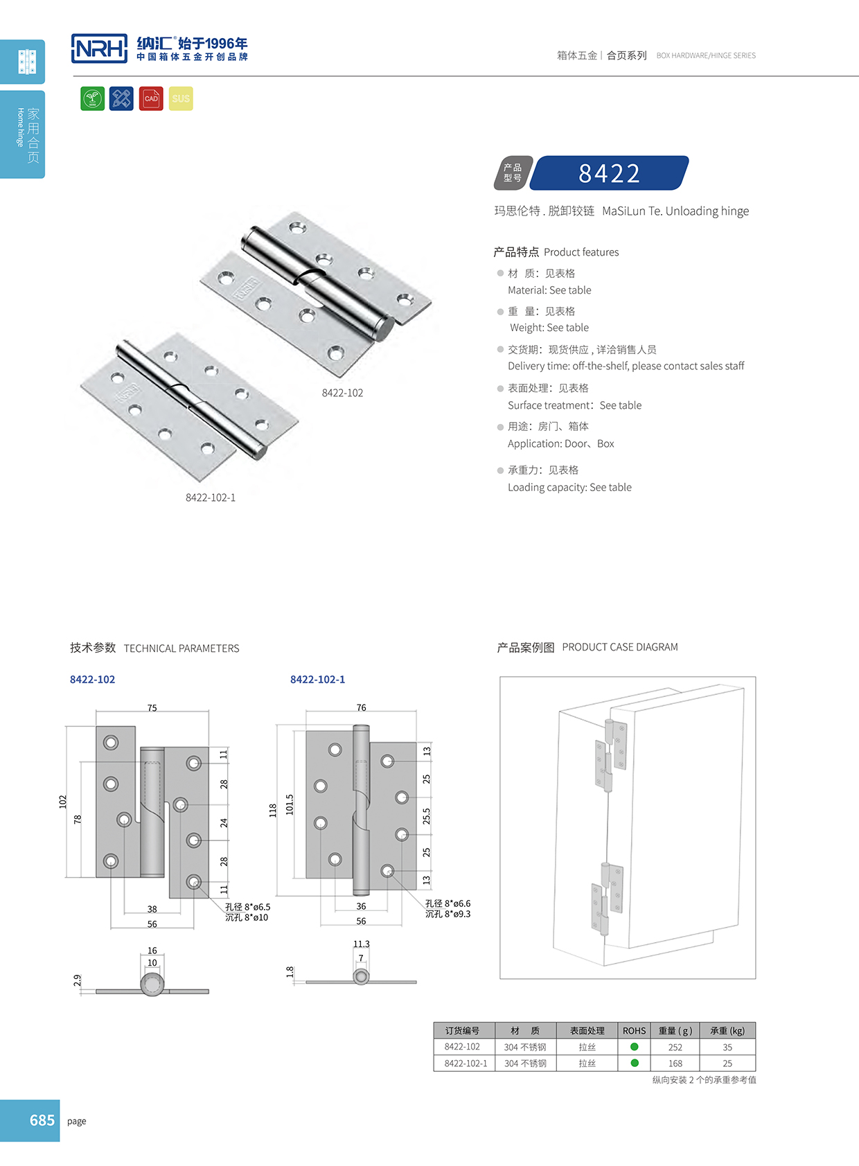 午夜国产在线观看/NRH 8422-102-1 通信柜铰链